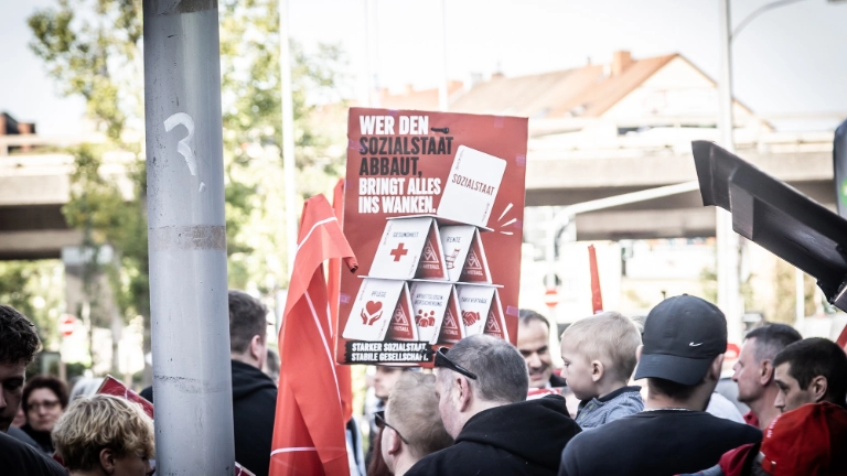 DGB Aktionstag gegen den Kahlschlag des Sozialstaats