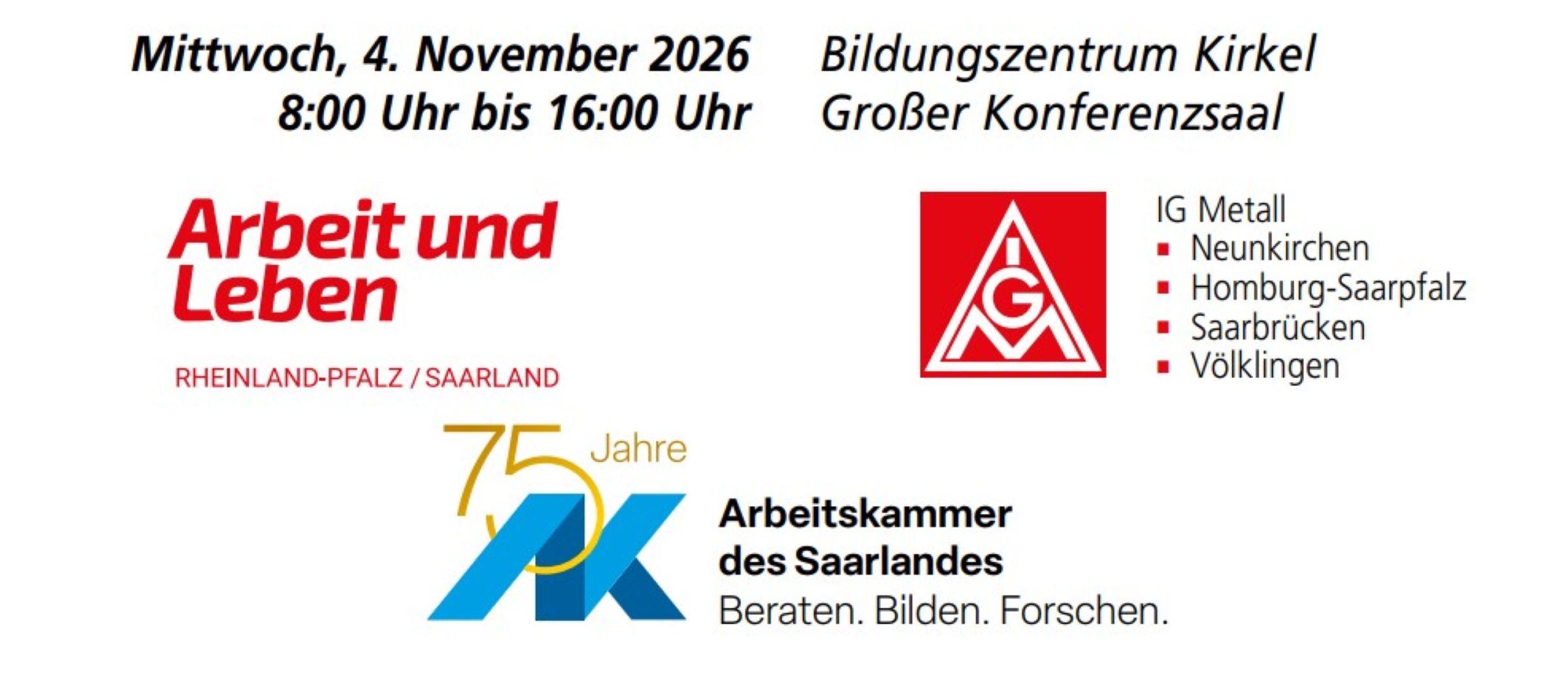 Netzwerkveranstaltung "Gesundes Arbeiten-Unser Ziel!"